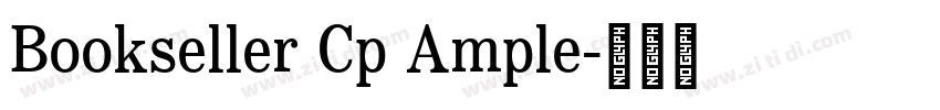 Bookseller Cp Ample字体转换